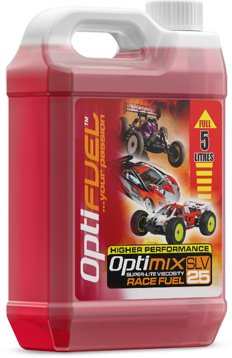 Optimix Race 25% SLV Nitro Car Fuel 5 Litre - Bulk Box (4 PCS)