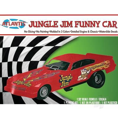 Cars, Bikes and Trucks Atlantis Models 1/32 1:32 Snap Jungle Jim Vega Funny Car