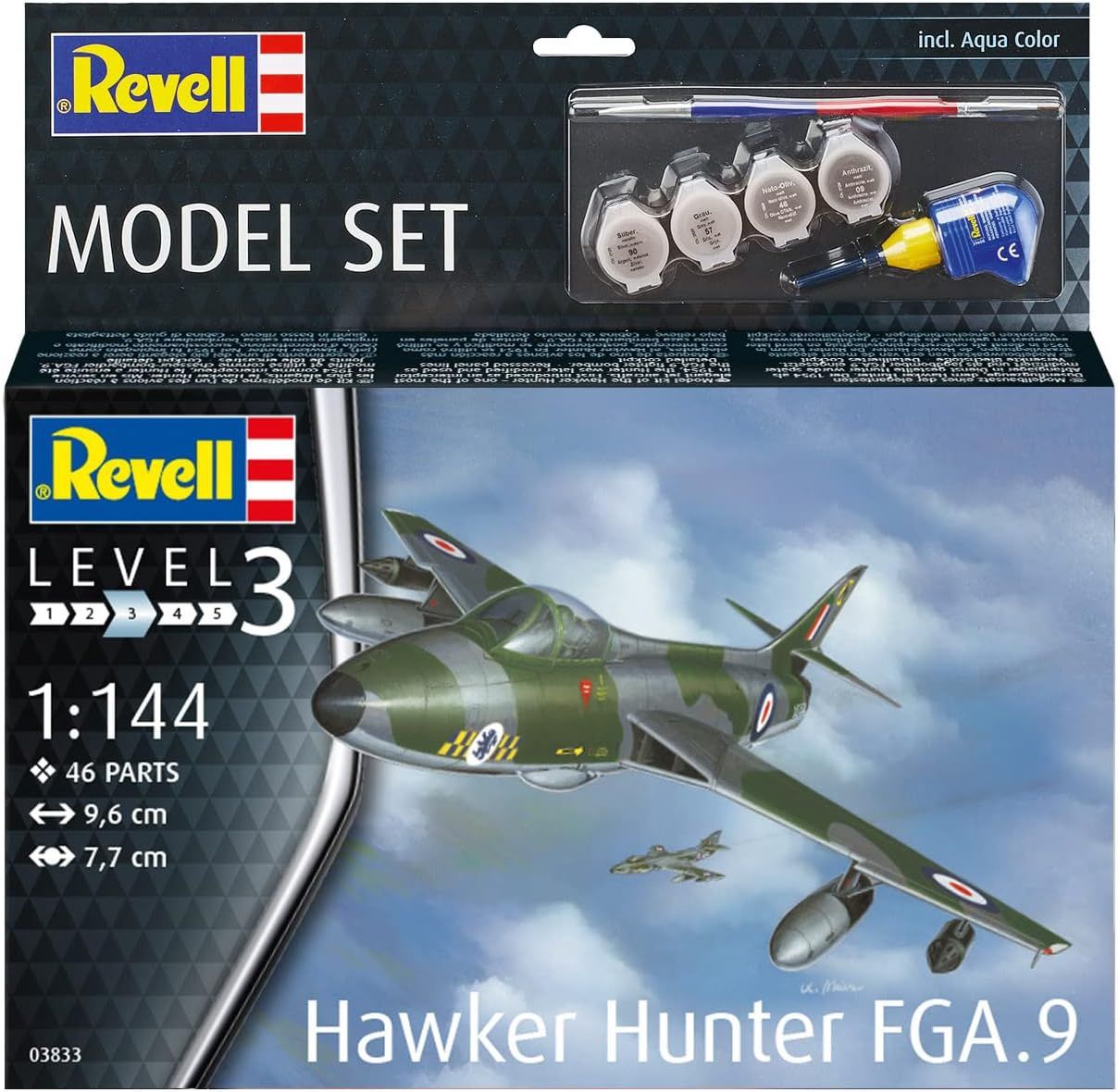 Aircraft Revell 1/72 Model Set Hawker Hunter FGA.9