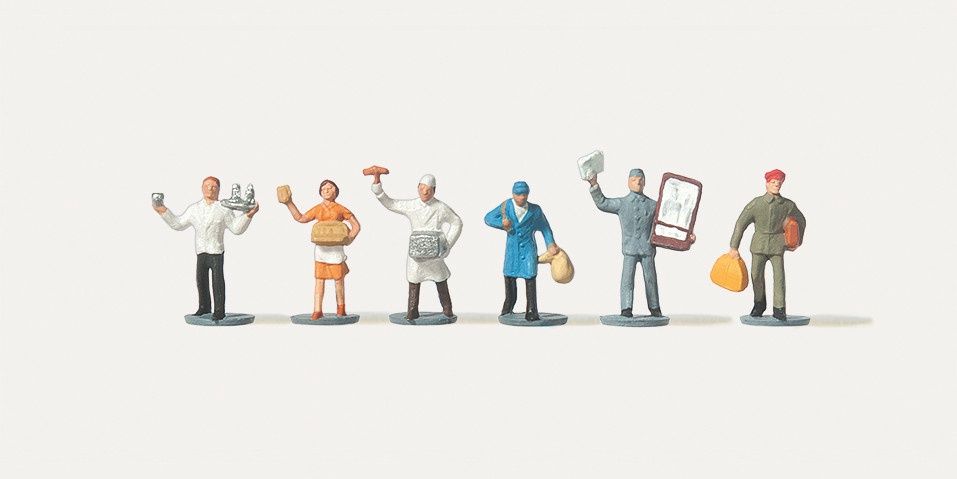 Street Vendors Figure Set (N)