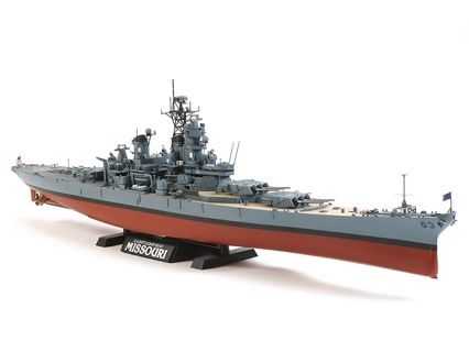 Ship Tamiya 1/350 American Battleship BB-63 USS Missouri