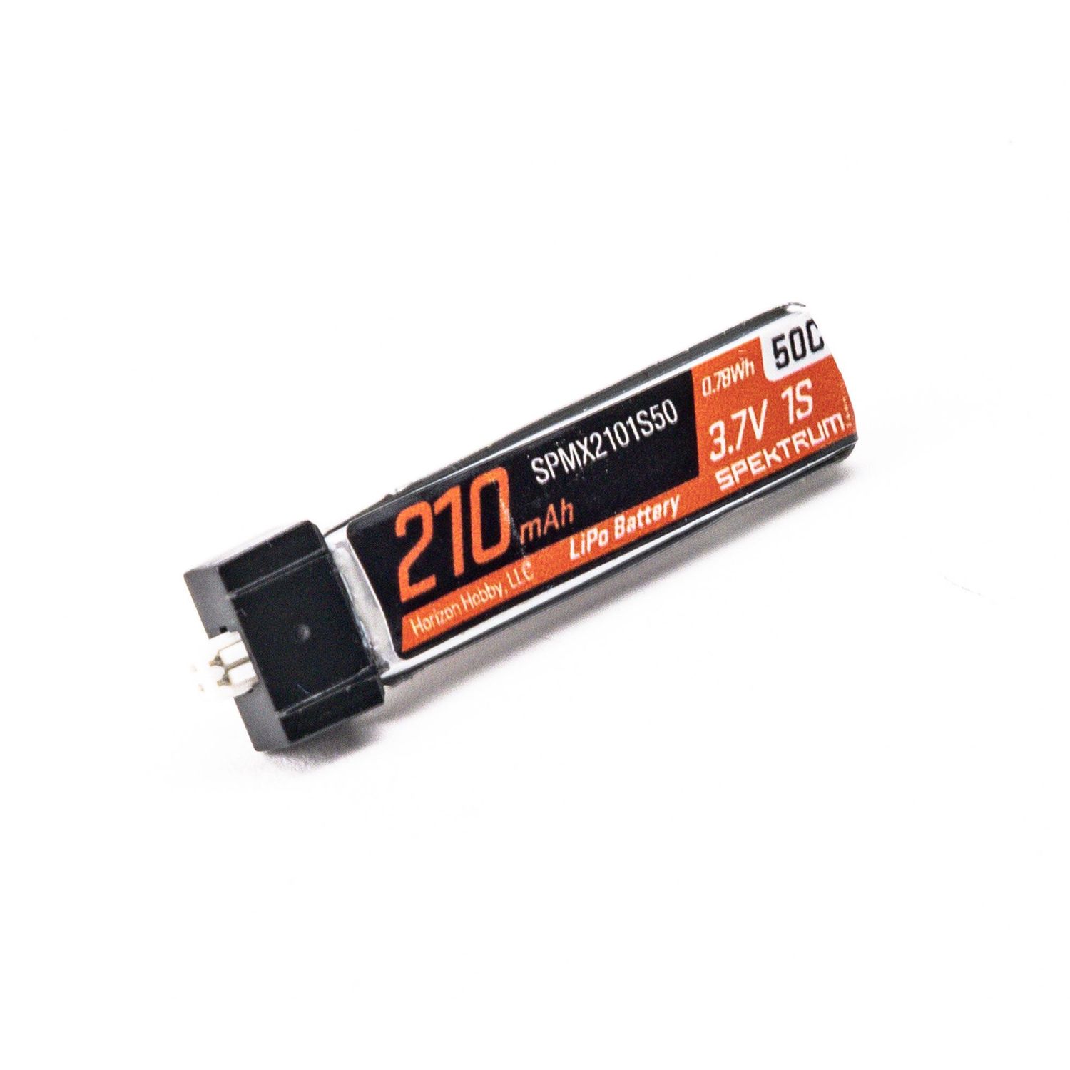 3.7V 210mAh 1S 50C LiPo Battery: JST PH1.25 Connecto