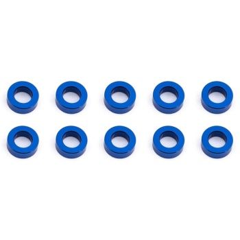 ASSOCIATED BALLSTUD WASHERS 5.5 x 2.0mm BLUE ALUMINIUM x10