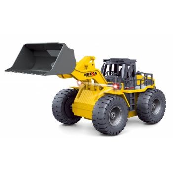 2.4G 9 CHANNEL WHEELED LOADER TRUCK WITH DIE CAST BUCKET