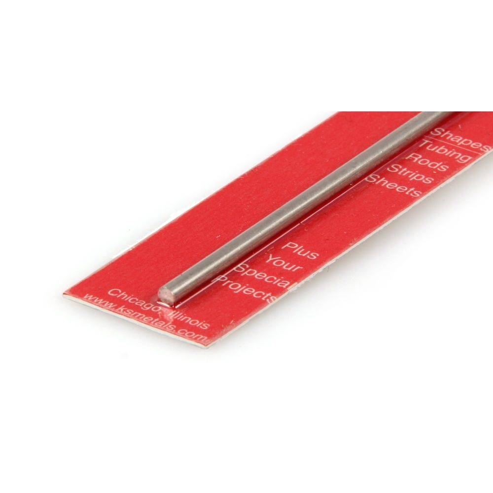1/8x12in Round Stainless Steel Rod