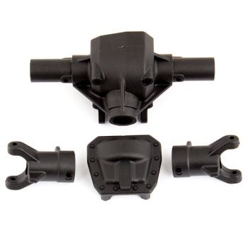 ASSOCIATED CR12 FRONT AXLE HOUSING &amp; HUBS