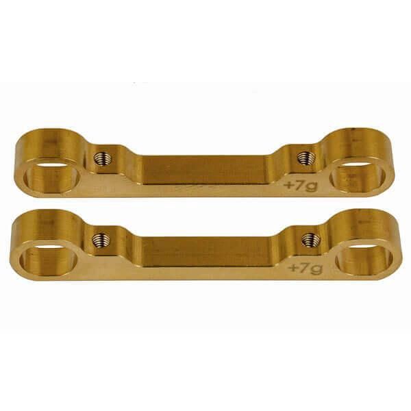 TEAM ASSOCIATED TC7.1 FT BRASS ARM MOUNTS (OUTER)
