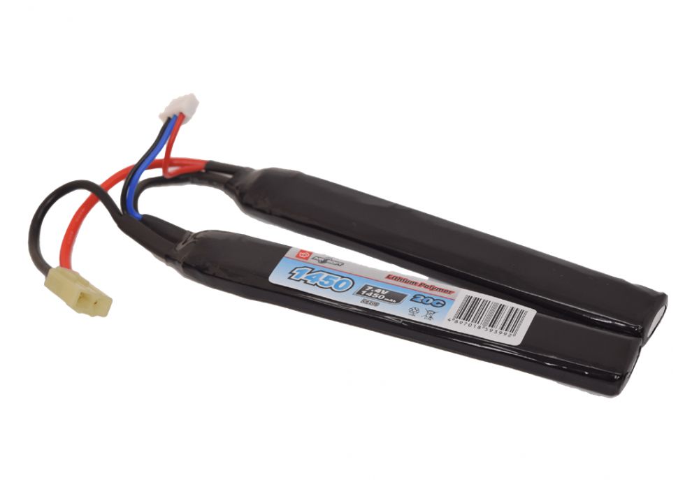 Airsoft 7.4V 1450mAh 20C LiPo Battery (Deans)