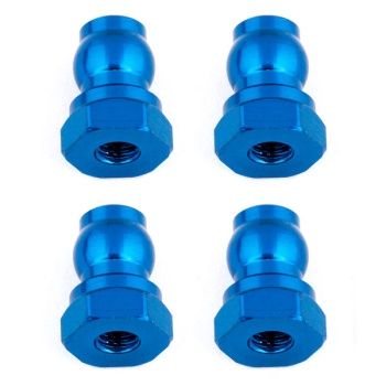 TEAM ASSOCIATED SHOCK BUSHINGS 10 MM BLUE ALUMINUM