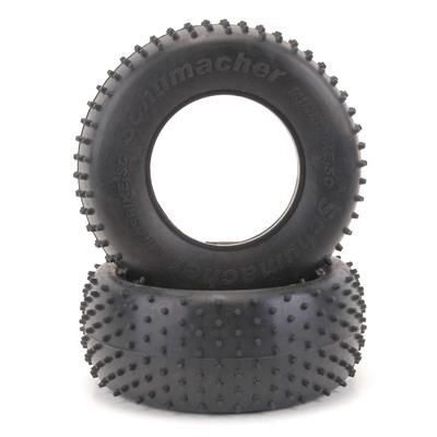 Short Course Mini Spike Tyres Silver