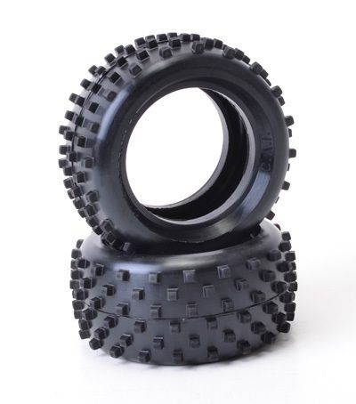 Block Tyres Yellow (Rear)