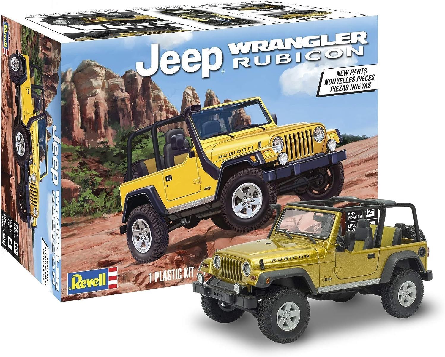 Cars, Bikes and Trucks Revell 1/25 Jeep Wrangler Rubicon Special Release Edition