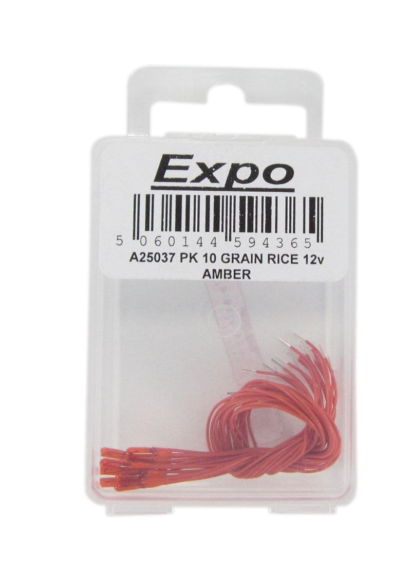12v Amber Grain Rice Bulbs (10)