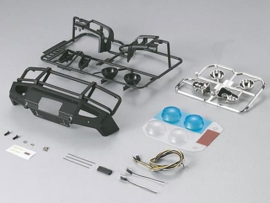 KILLERBODY 1/10TH ALLOY BUMPER W/LED UPGRADE SETS MATT/BLACK