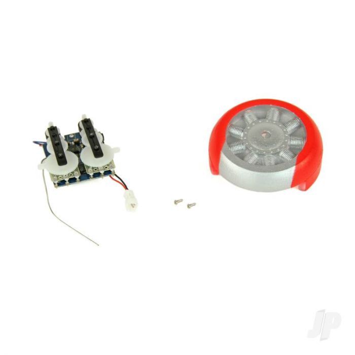 3-Channel, 3-in-1 Control Unit, Rx/ 2 Servo/ESC