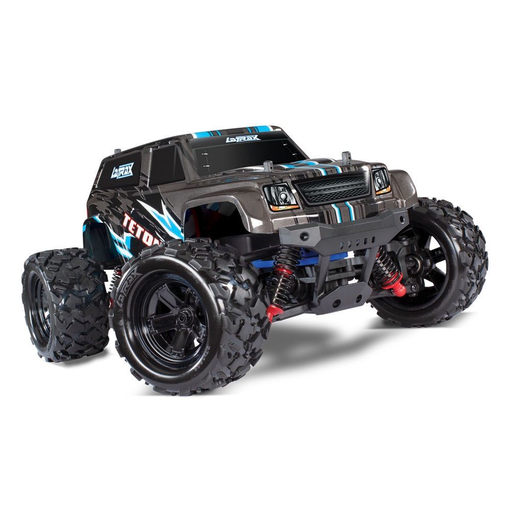 Black LaTrax Teton 1:18 4X4 Monster Truck (+ 2.4GHz Tx, 6-Cell NiMH, DC Charger, 4x AA)