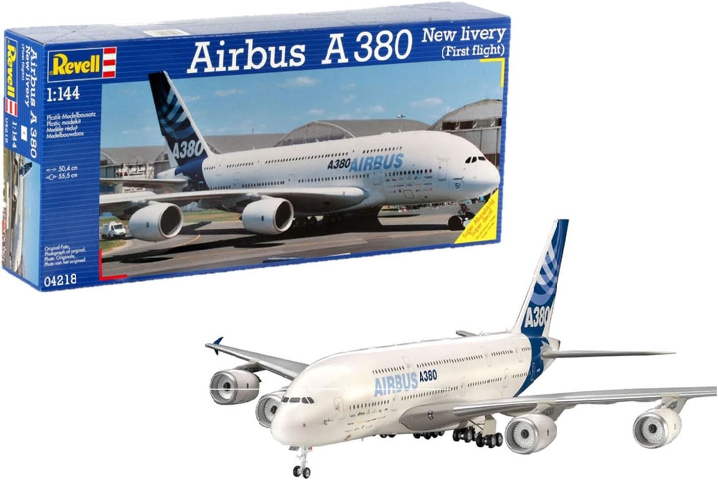 Aircraft Revell 1/144 Airbus A380 Design New Livery First Flight