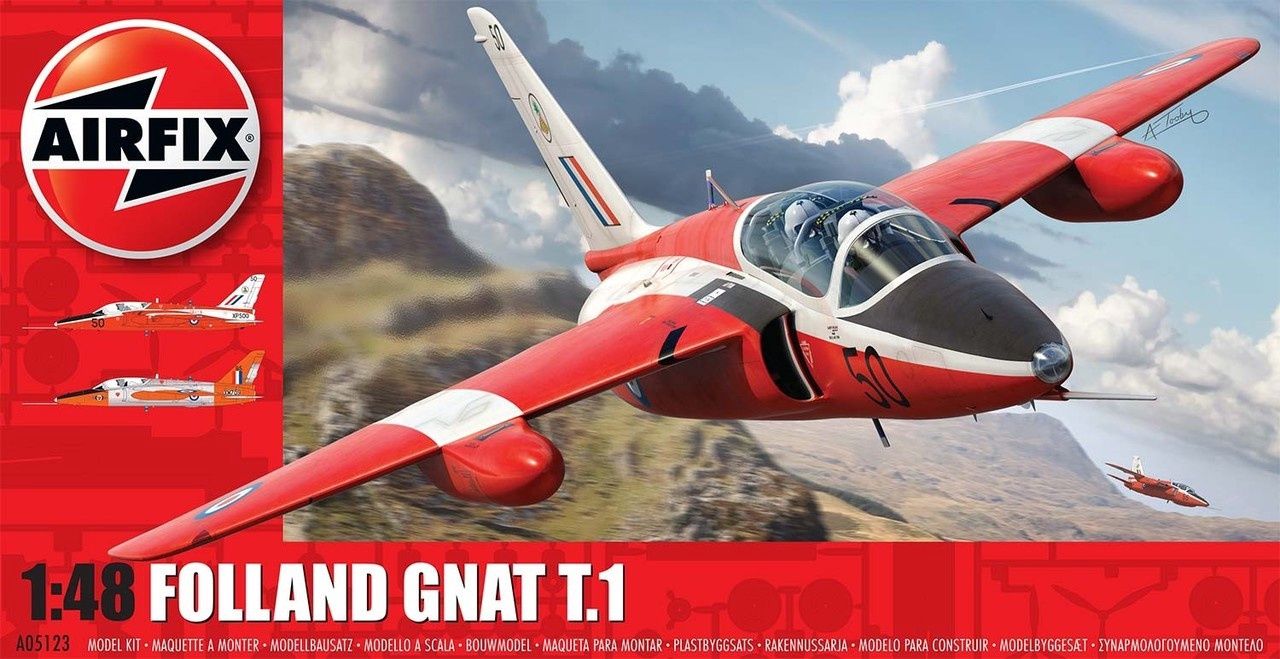 Aircraft Airfix 1/48 Folland Gnat T.1 1/48