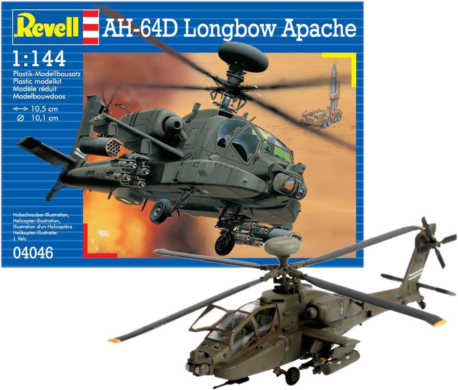 Aircraft Revell 1/144 AH-64D Longbow Apache