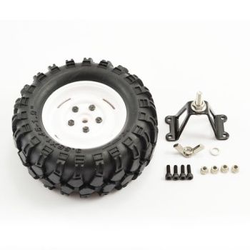 FASTRAX 'KONG' CRAWLER SPARE TYRE/1.9 SCALE WHEEL 90mm (WH)