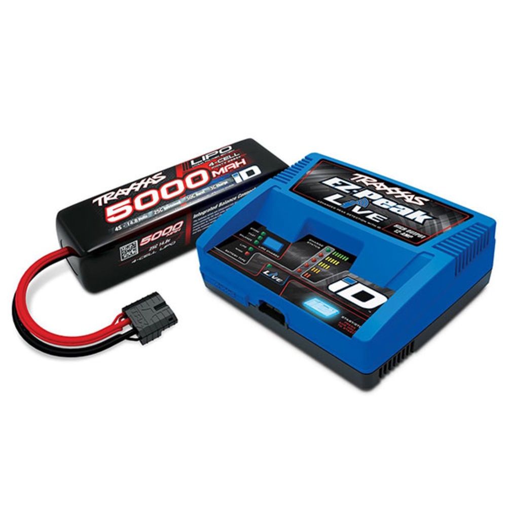 iD Completer Pack with 1x EZ-Peak Live Charger &amp; 1x LiPo 4S 5000mAh Battery (Discontinued)