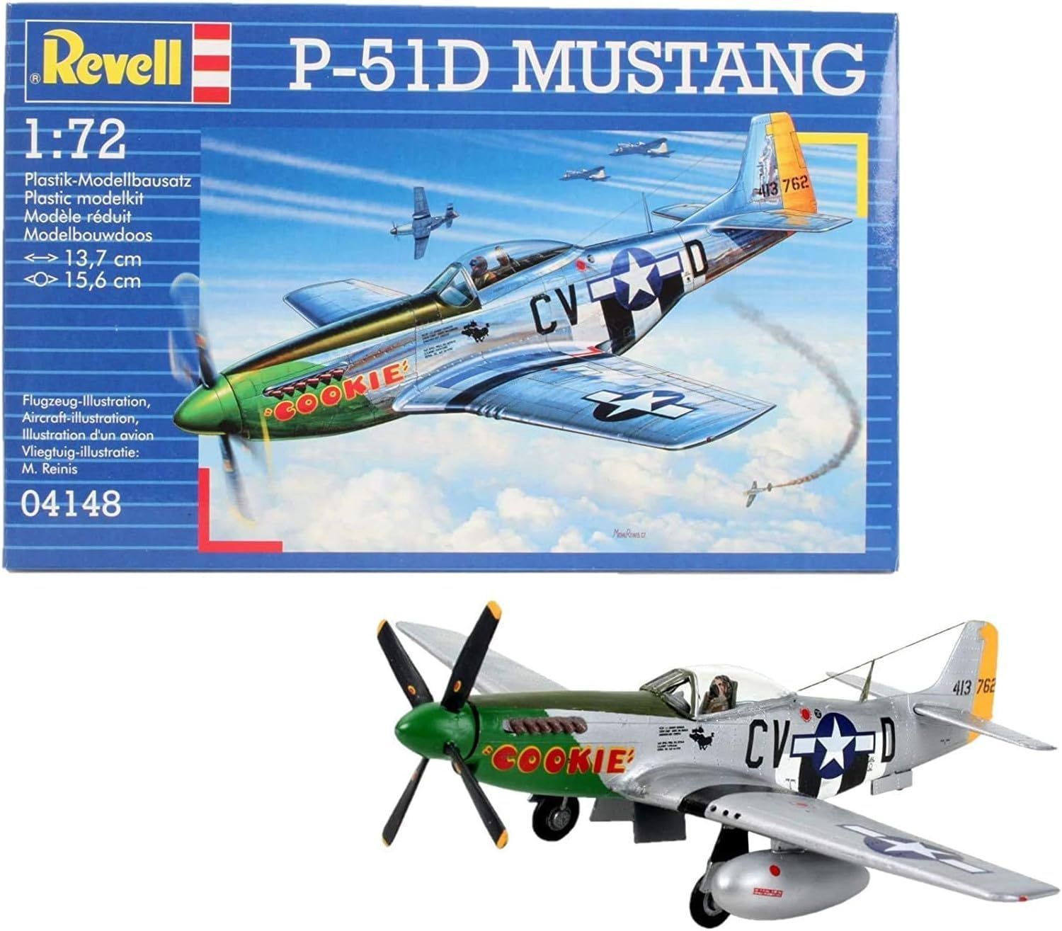 Aircraft Revell 1/72 USAAF WWII P-51D Mustang