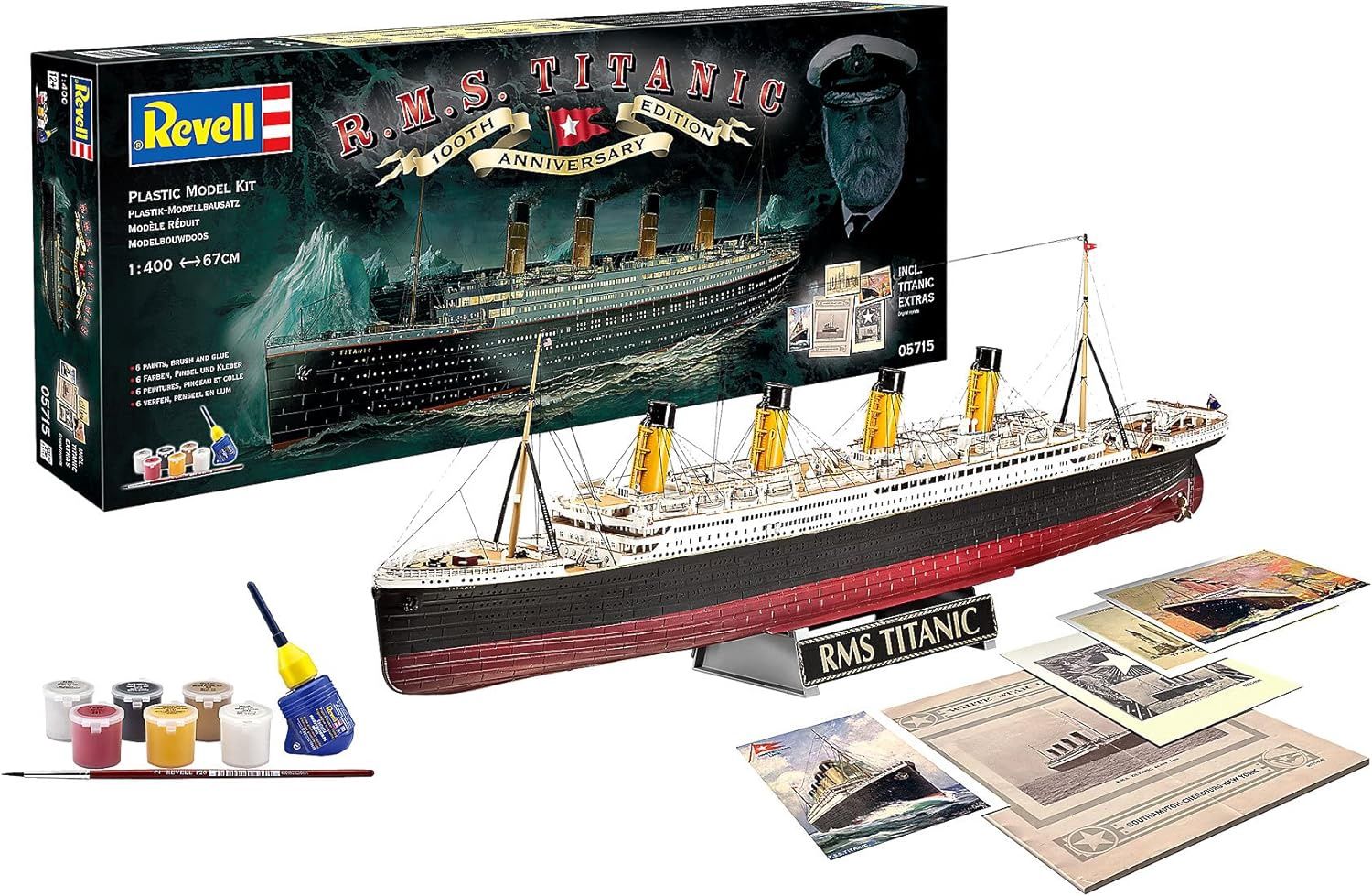 Aircraft Revell 1/400 Gift Set R.M.S. Titanic 100th Anniversary