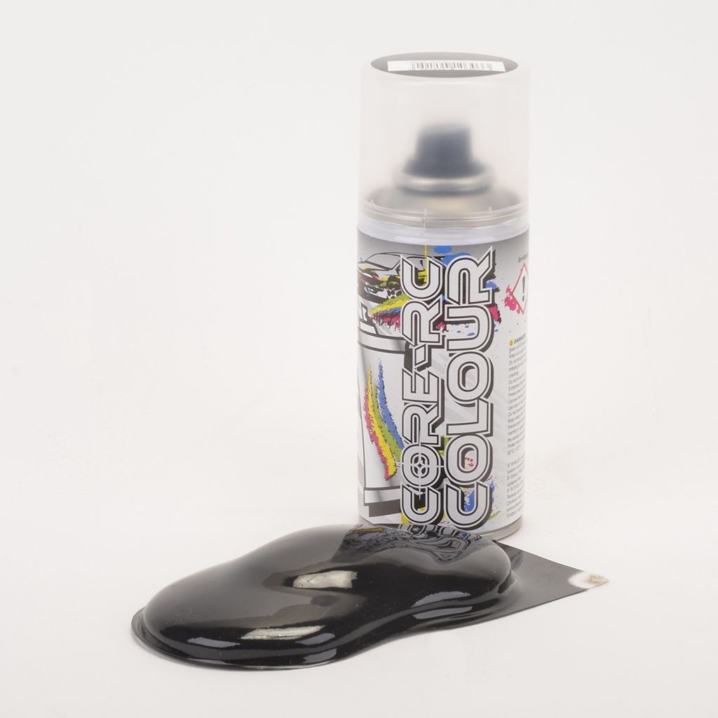 Jet Black Aerosol Lexan Paint