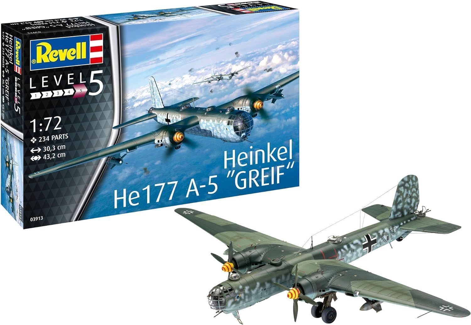 Aircraft Revell 1/72 Heinkel He177 A-5 Greif