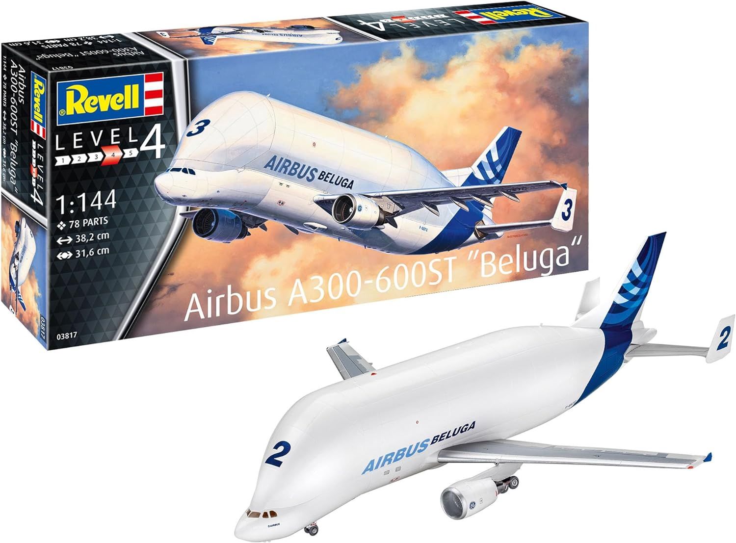 Aircraft Revell 1/144 Airbus A300-600ST Beluga