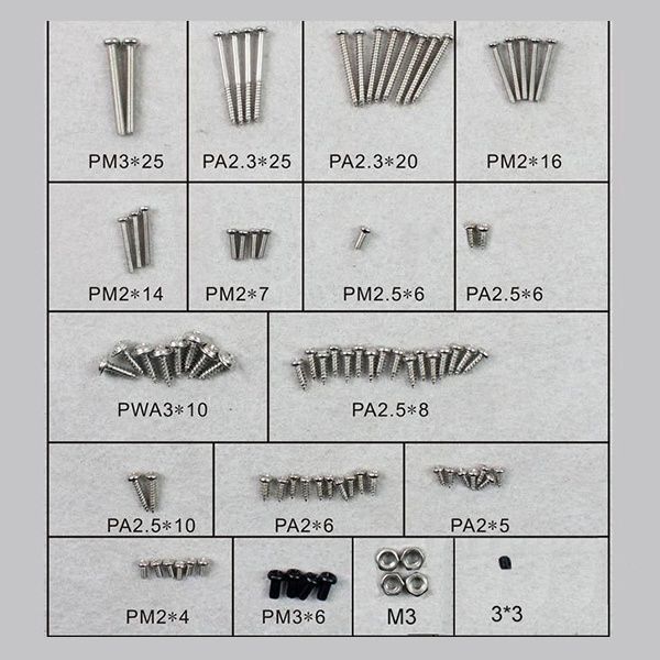 DYNAM BEAVER DHC2 SCREW SET