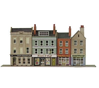 Low Relief High Street Bank and Shops (N)
