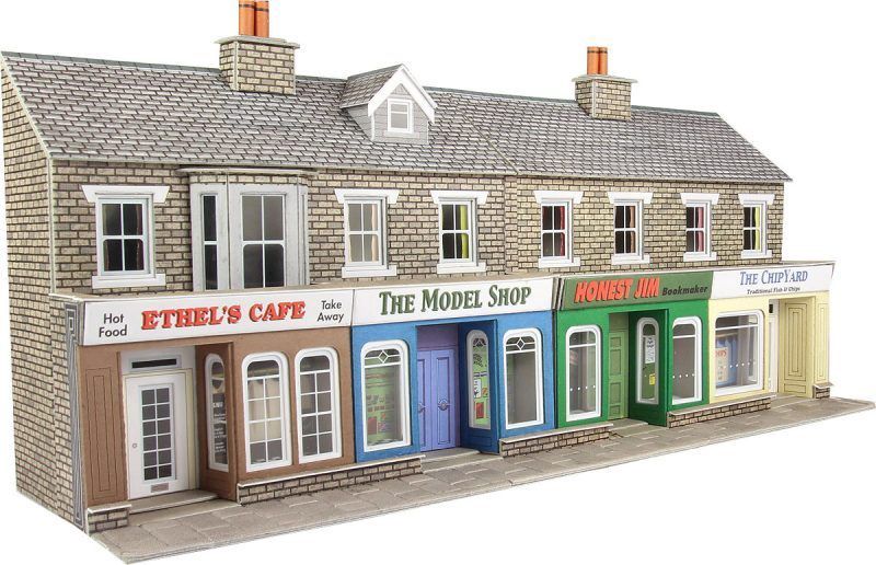 Low Relief Stone Shop Fronts (OO) (Discontinued)