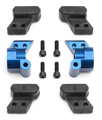 Team Associated B44 Factory Team Alum. Rear Hubs 0 Deg