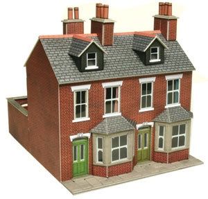 Red Brick Terraced Houses (OO) (Discontinued)
