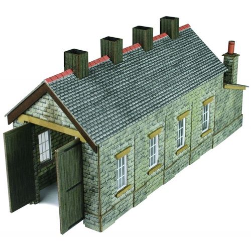 Single Track Engine Shed, Stone (N)