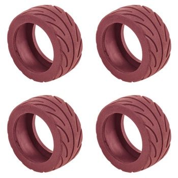 TEAM ASSOCIATED NANO SPORT RADIAL TYRES RED (4)