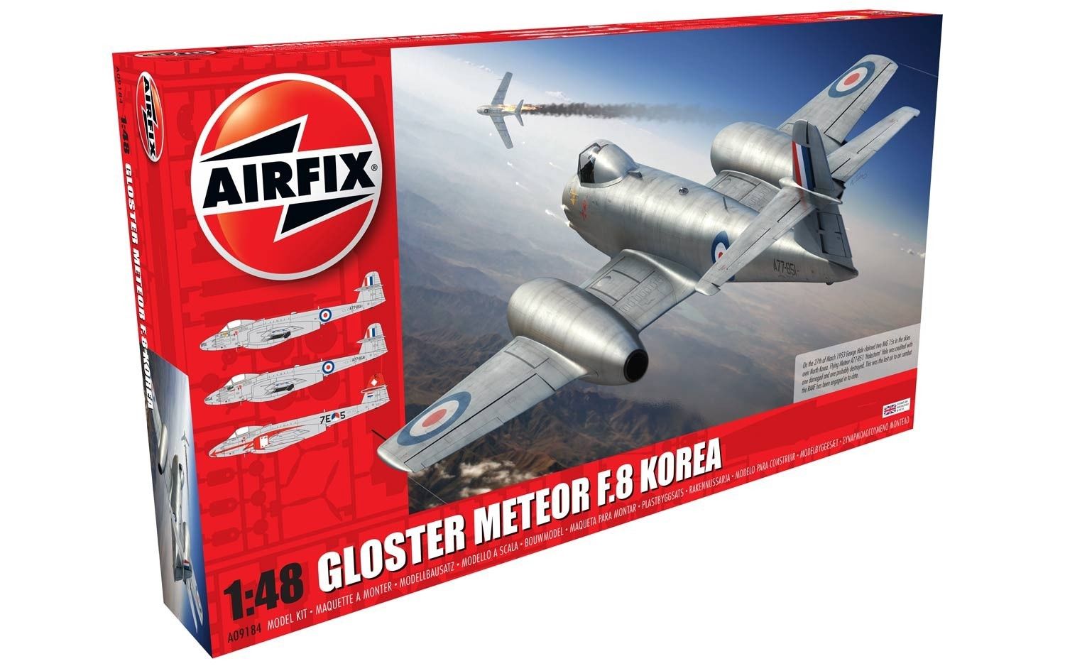 Aircraft Airfix 1/48 Gloster Meteor F.8 Korea