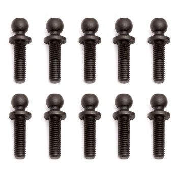 Team Associated Ballstud Short Neck 10mm (10) (TC5/6.2/7/7.1/7.2/10F6/12R6)