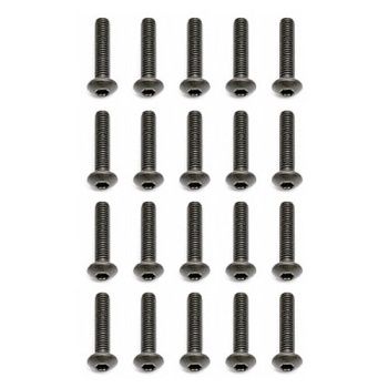 Team Associated M3 X 14 Button Head Hex Screws (10)