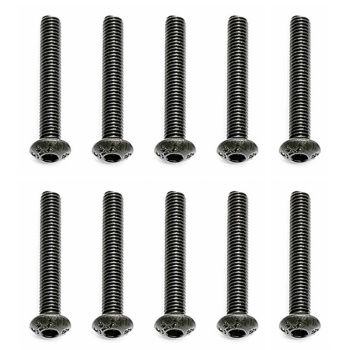 Team Associated M3 X 20 Button Head Hex Screws (10)