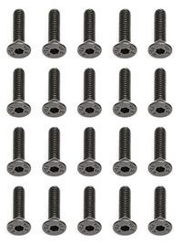 Team Associated M3 X 12 Flat Head Hex Screws