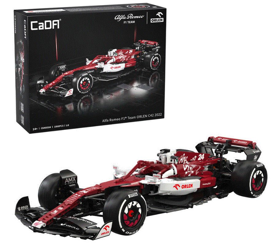 Alfa Romeo F1 ORLEN C42 (1868 Bricks)