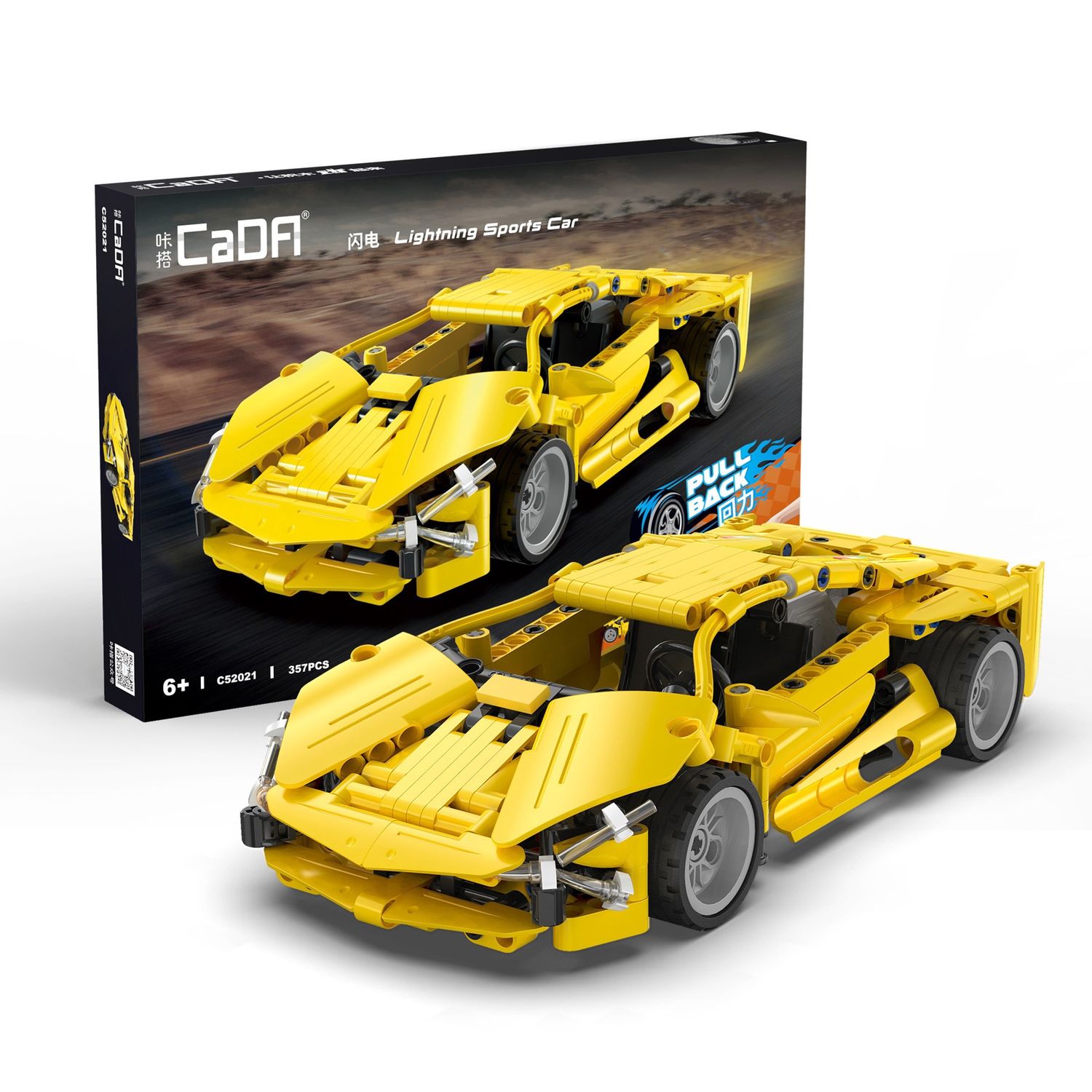 Pull Back Racing Car (357 Bricks)