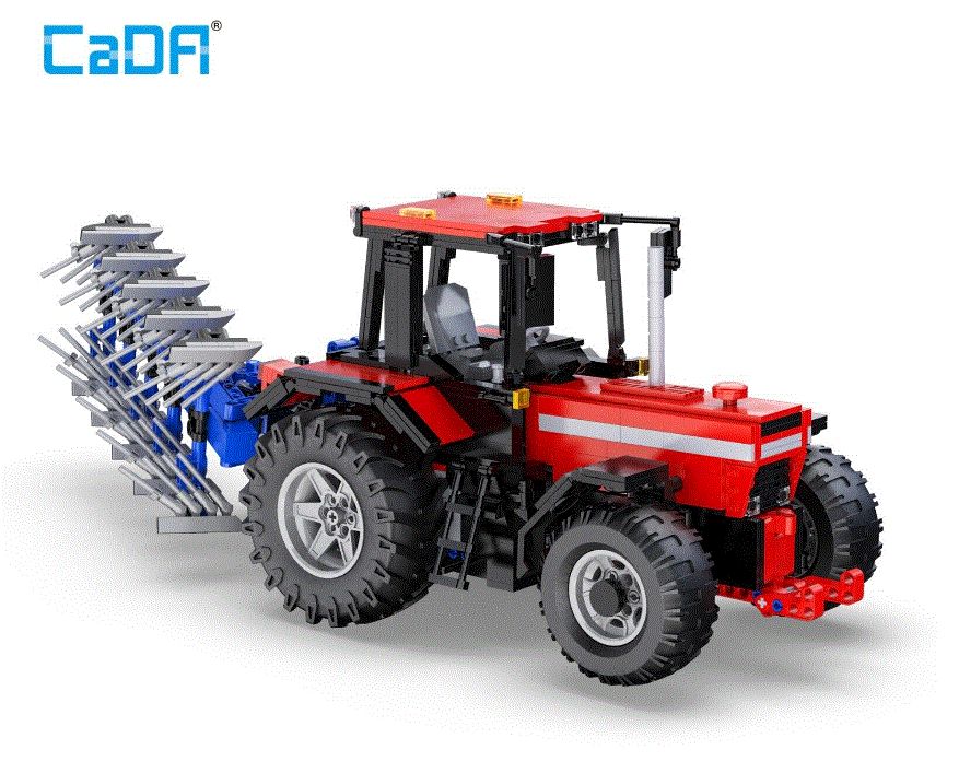 Farm Tractor with RC Function (1675 Bricks)