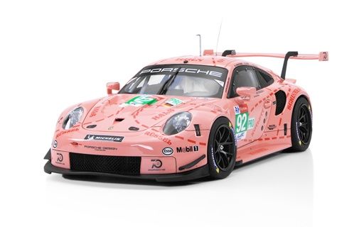 Cars, Bikes and Trucks Nunu Models 1/24 Porsche 911 992 LM 18 Pink Pig