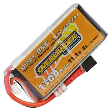 1300mAh 3S 11.1V 25C Lipo