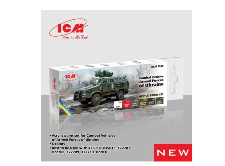 Armed Forces of Ukraine Acrylic Paint Set