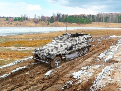 Military ICM 1/35 Sd.Kfz.251/1 Ausf.B APC