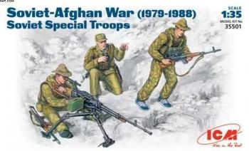 Military ICM 1/35 Soviet Special Troops 1979-1988 Afghanistan